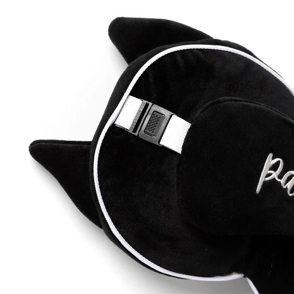 Relaxeazzz Adoramals Travel Pillow & Eye Mask Set - Feline Fine
