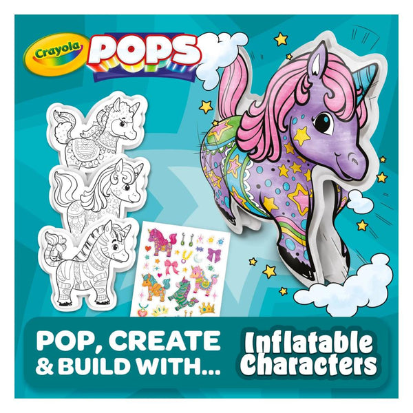 Crayola POPS 3D Inflatable Characters Activity Set - Unicorns