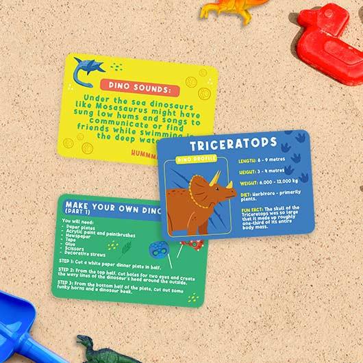 Gift Republic Roarsome Dino Cards Dinosaur Trivia Card Pack