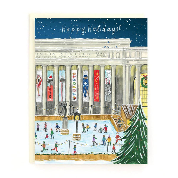 The Paperhood Toronto Boxed Holiday Cards 8pk Union Station