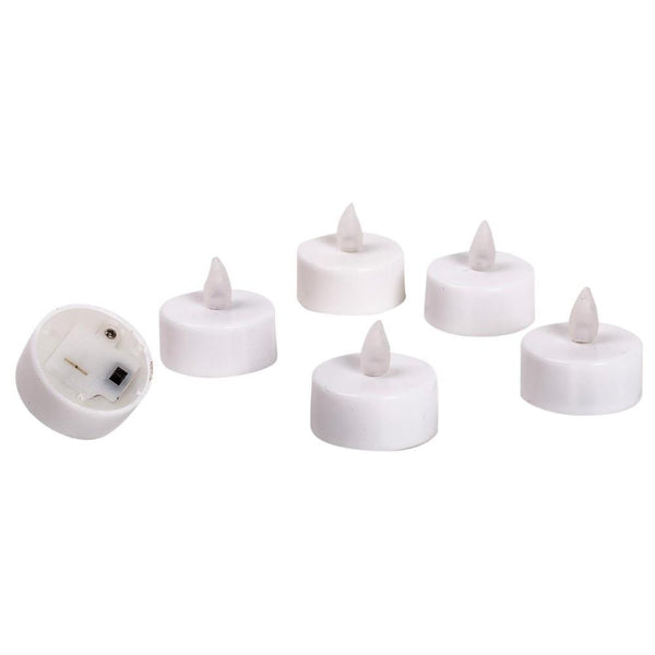 Deco Lite Colour-Changing Flameless LED Tealights 6pk