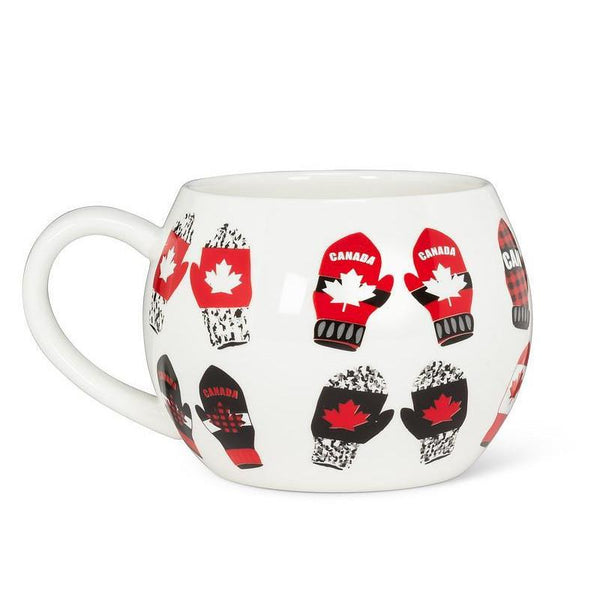 Abbott Stoneware Ball Mug 16oz Canada Mittens