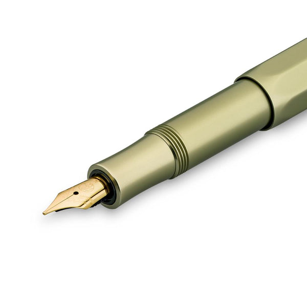 Kaweco AL Sport Fountain Pen, Limited Edition, Olivine, Fine Nib