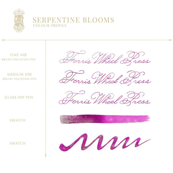 Ferris Wheel Press Bottled Ink - 38ml Special Edition Serpentine Blooms