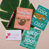 Naomi Paper Co. Kids Mini Valentines Multipack 15pk Jungle