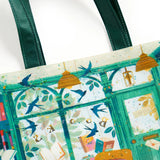 Galison Recycled Tote Bag - Bookshop Afternoon