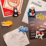 Kikkerland Cat Lady Magnets Set of 5