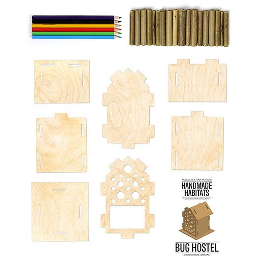 Gift Republic Handmade Habitats DIY Bug Hostel Kit