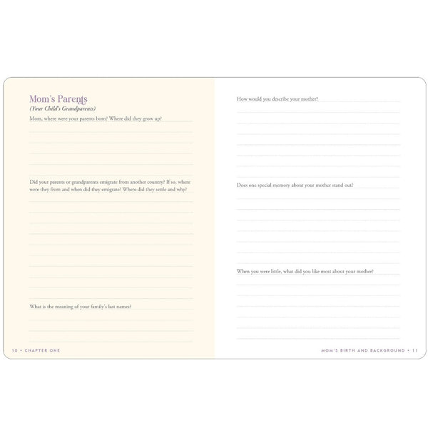 Peter Pauper Press Keepsake Memory Journal - Mom's Story