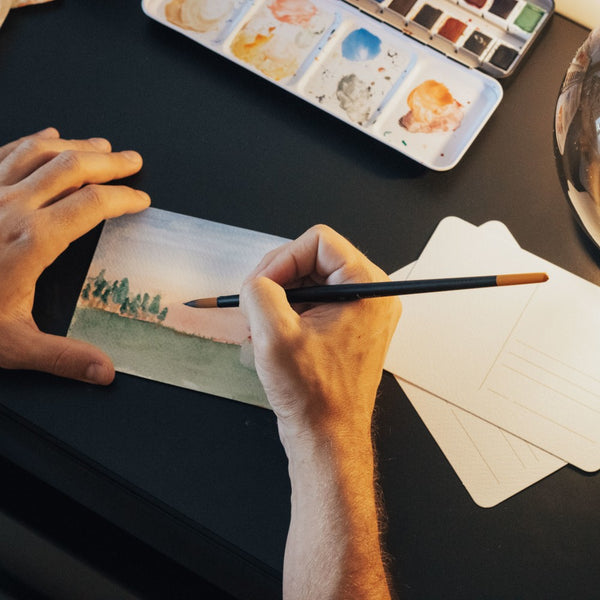 Etchr 25% Cotton Watercolour Postcards 24pk Cold Pressed