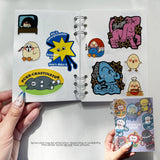 Gobi Prints Mini Reusable Sticker Book - Scavenger Crow