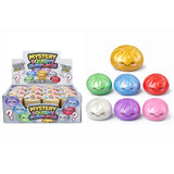 Zibbers Mystery Squishy Dumpling Fidget Squeeze / Stress Toy - Metallic Bao Bun