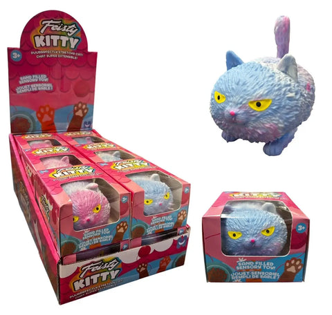 Handee Products Feisty Kitty Stretchy Cat Sand-Filled (NV3683)