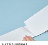 EMILy Horizontal Notebook 164mm x 92mm, 3.5mm Grid - Blue Grey (By King Jim)