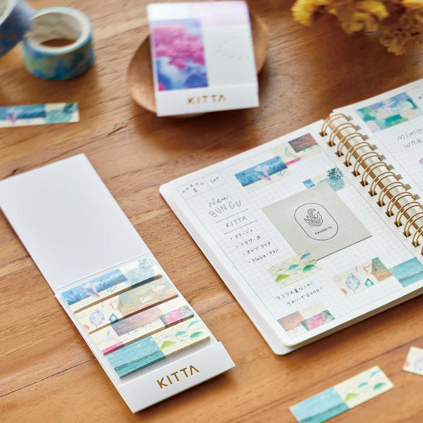 Hitotoki KITTA Compact Washi Tape Sticker Set - Shine