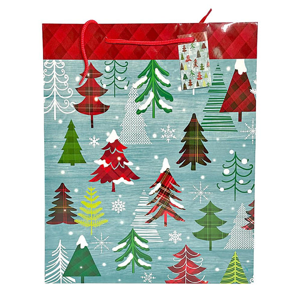 Paper Trendz Jumbo Holiday Gift Bag, Extra Wide - Assorted Styles