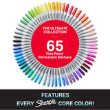 Sharpie Ultimate Collection - 65 Permanent Fine Markers