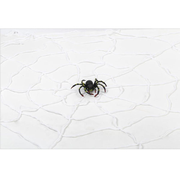 Ghostly Ghouls Giant Black Widow Spider with 5ft Web