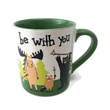 Little Blue House Ceramic Mug - May The Forest Be With You