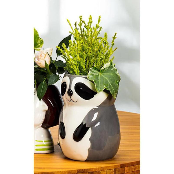 Abbott Sitting Raccoon Planter/Vase