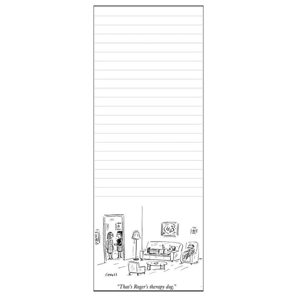 The New Yorker Cartoon Note Pad - Therapy
