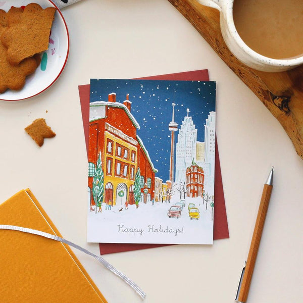 The Paperhood Toronto Boxed Holiday Cards 8pk St. Lawrence Market