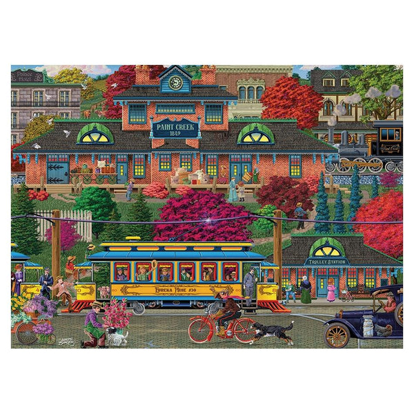 Cobble Hill 500pc Puzzle - Trolley Station