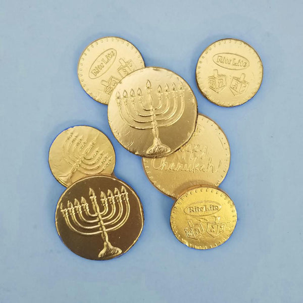 Rite Lite Milk Chocolate Gelt Chanukah Coins 50pk Party Size