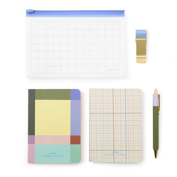 Kikkerland On-The-Go Stationery Set