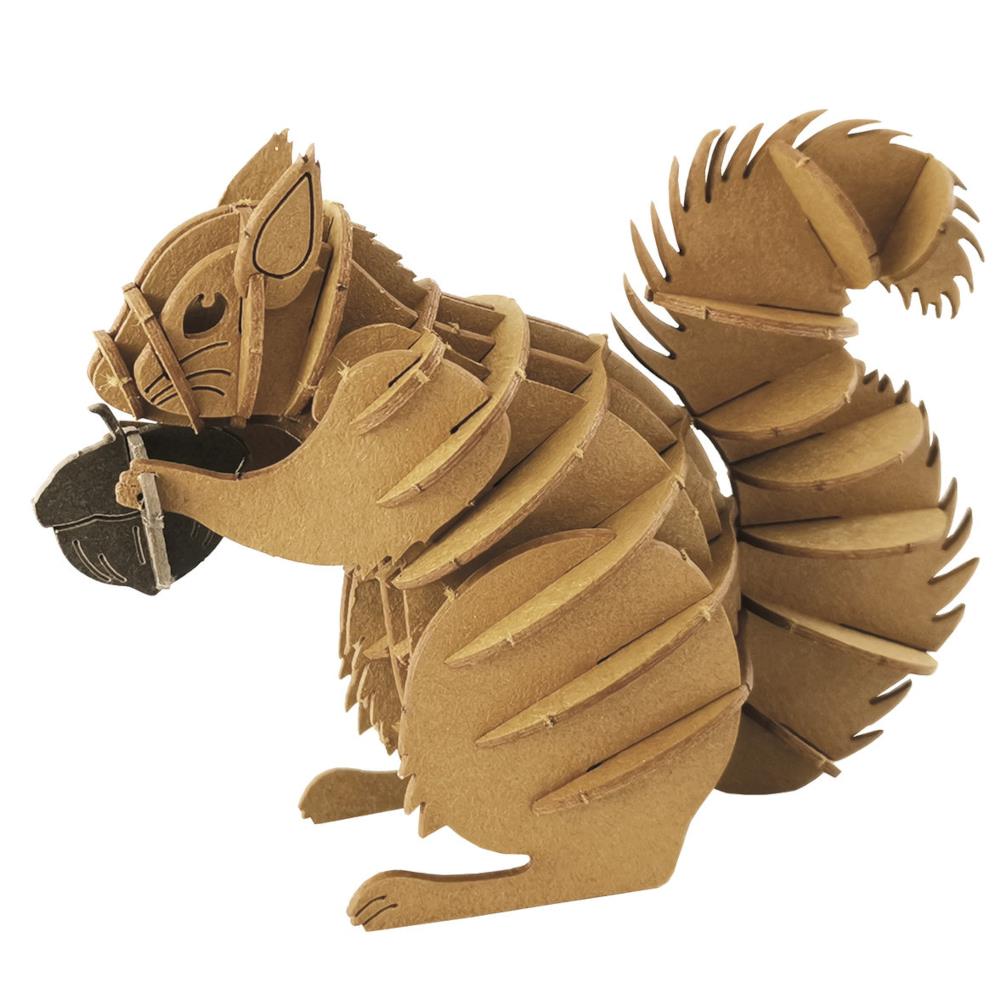 Fridolin 3D Paper Model - Squirrel – Midoco Art & Office Supplies