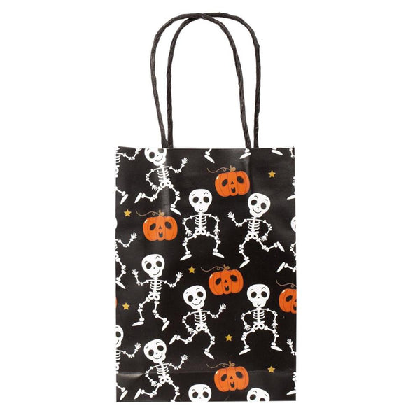 CTG Hoot Halloween Treat Bags 15pk - Trick-Or-Treat Skeletons