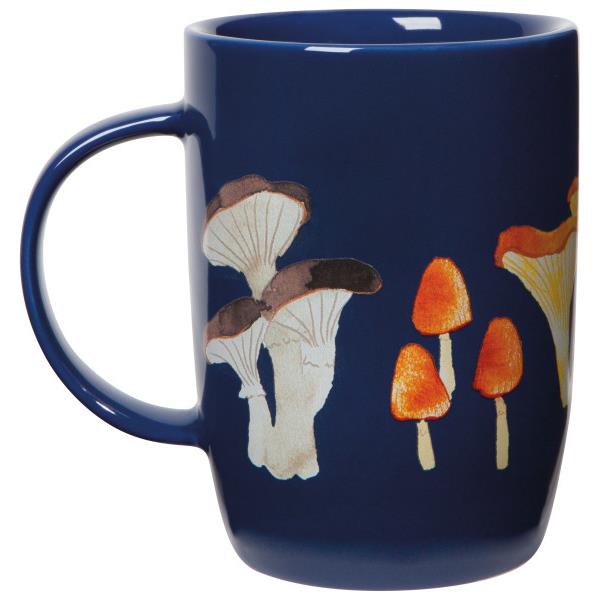 Now Designs 18oz Porcelain Mug - Field Mushrooms