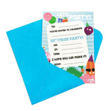 Tinc Party Invitations 10pk