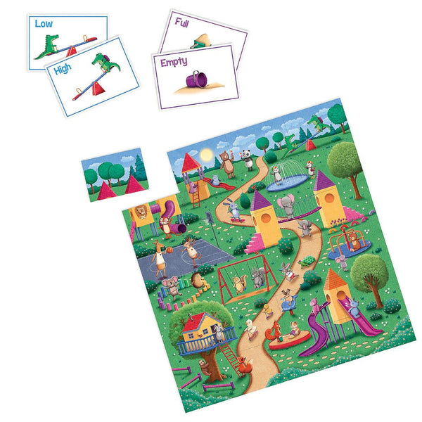 Peaceable Kingdom Puzzle & Match Up Game - Opposites
