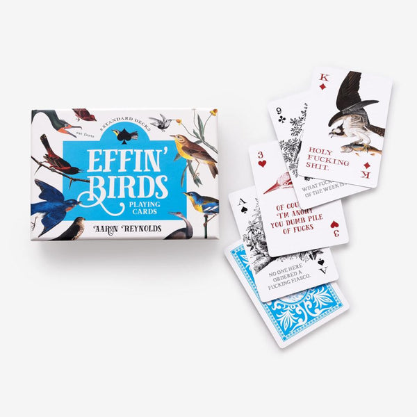 Effin' Birds Playing Cards By Aaron Reynolds