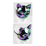 Party Time Costume Mask - Electroplated Cat