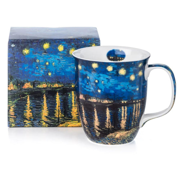 McIntosh Gift Boxed Java Mug - Van Gogh: Starry Night Over the Rhone