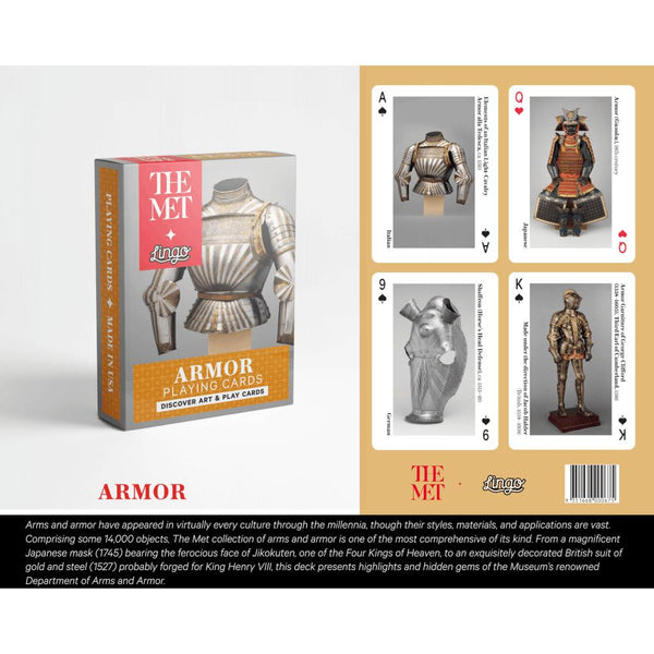 The Met Playing Cards -- Armour