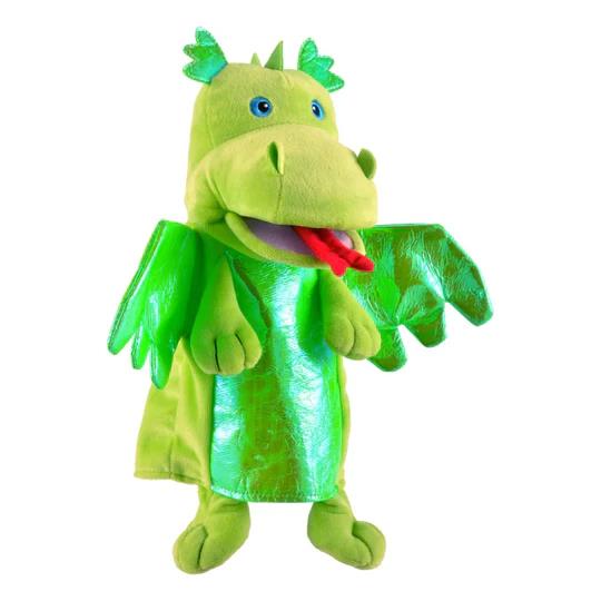 Fiesta Crafts Hand Puppet - Green Dragon