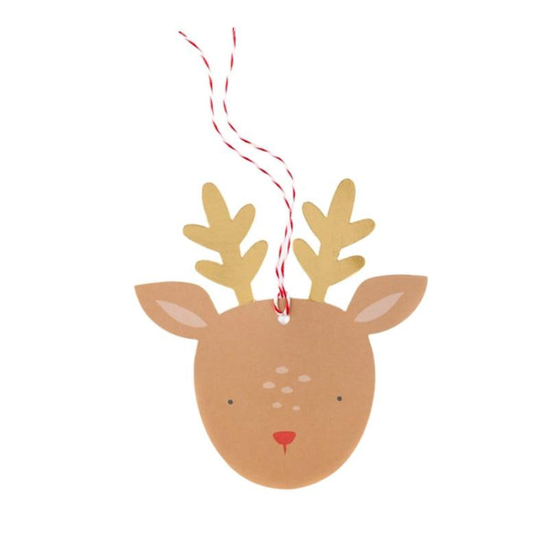 My Mind's Eye Over-Sized Gift Tags 12pk - Rudolph Reindeer