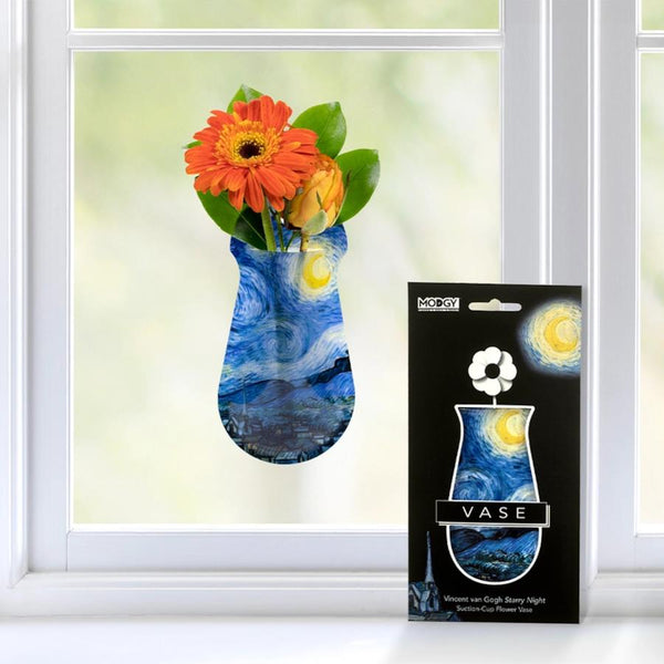 Modgy Suction Cup Vase - Van Gogh: Starry Night