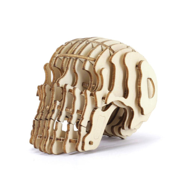 Kikkerland 3D Wood Puzzle - Skull