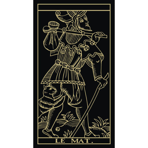 Marseille Tarot: Gold and Black Edition by Marianne Costa