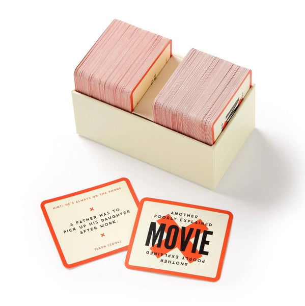 Brass Monkey Trivia Cards - Poorly Explained Movies