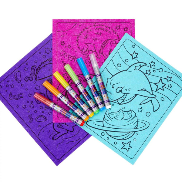 Crayola Color Magic Neon Paper & Marker Set - Cosmic Cats