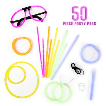 Snap and Glow Glow Sticks 50-Piece Party Pack
