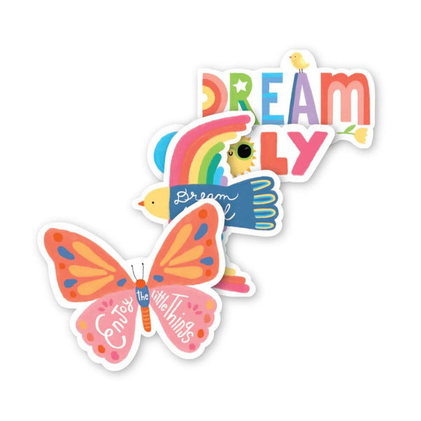 Ooly Stickiville Vinyl Stickers 4pk - Dream