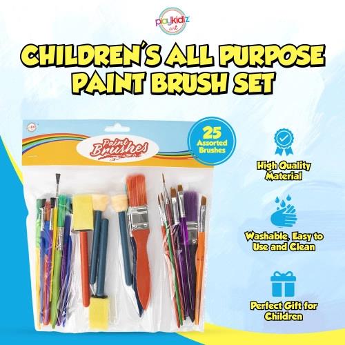 PlayKidiz Paint Brush 25pk Assortment