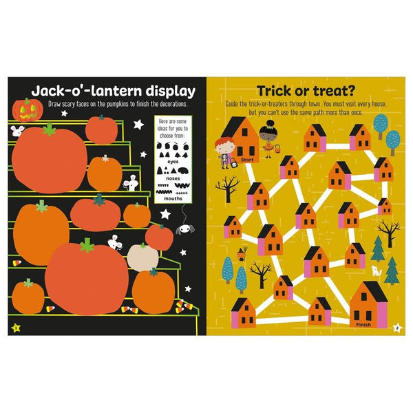 Make Believe Ideas Halloween Activity Book - Glow in the Dark Puffy Stickers