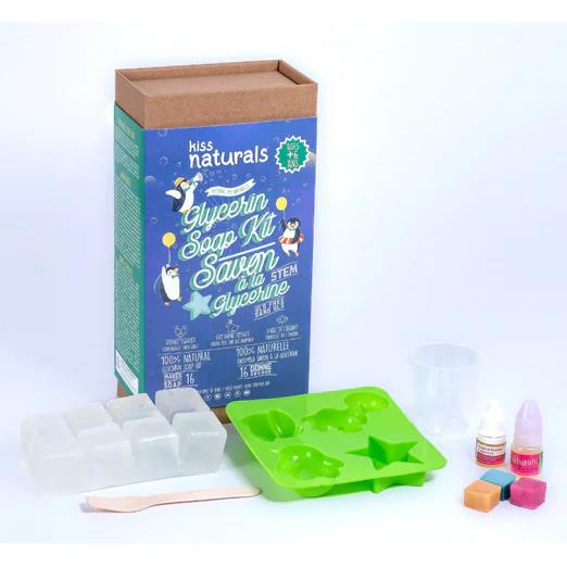 Kiss Naturals DIY Glycerin Soap Making Kit for Kids